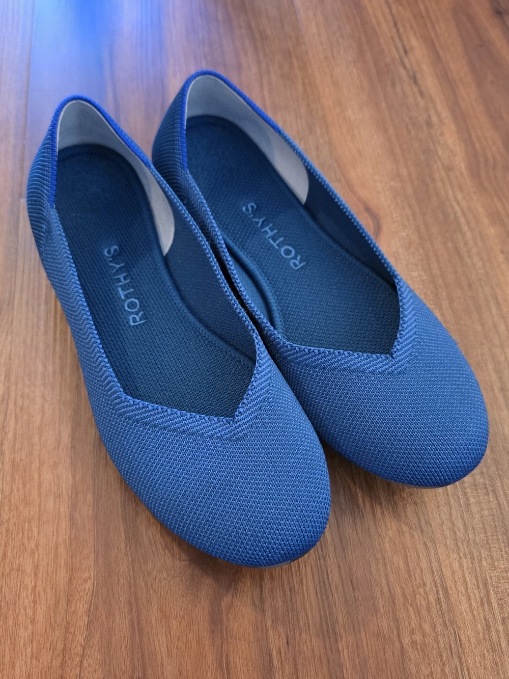 Rothy's Women's Blue Ballet Flats Size 6